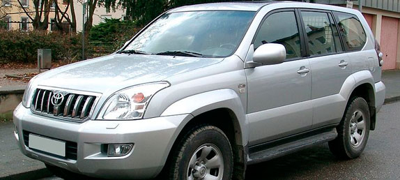 prado silver project car kenya