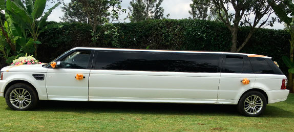 Rangerover wedding limousine