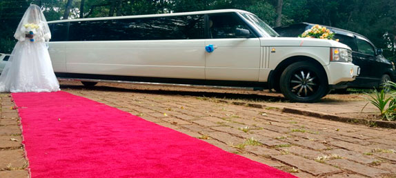 Rangerover wedding limousine